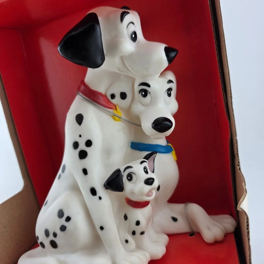 101 Dalmatians Dog Bank Pongo Perdita Puppy Happiness Express Disney NIB Vintage